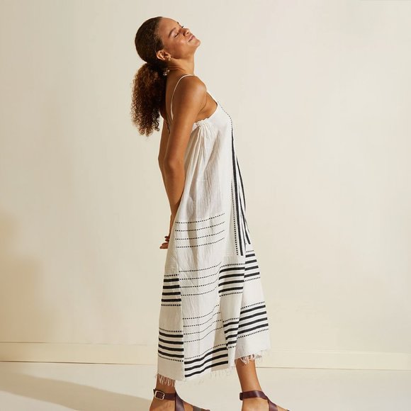 LEMLEM NIA Midi Slip Dress in Eshe Black - size Medium NWT - Picture 8 of 11